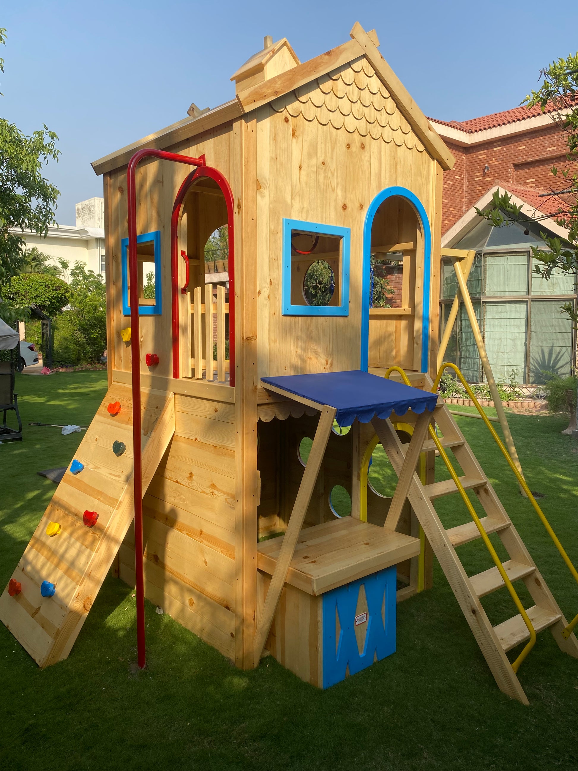 Indoor Playground Inside Mini Mansion Luxury Playhouse Kidkraft