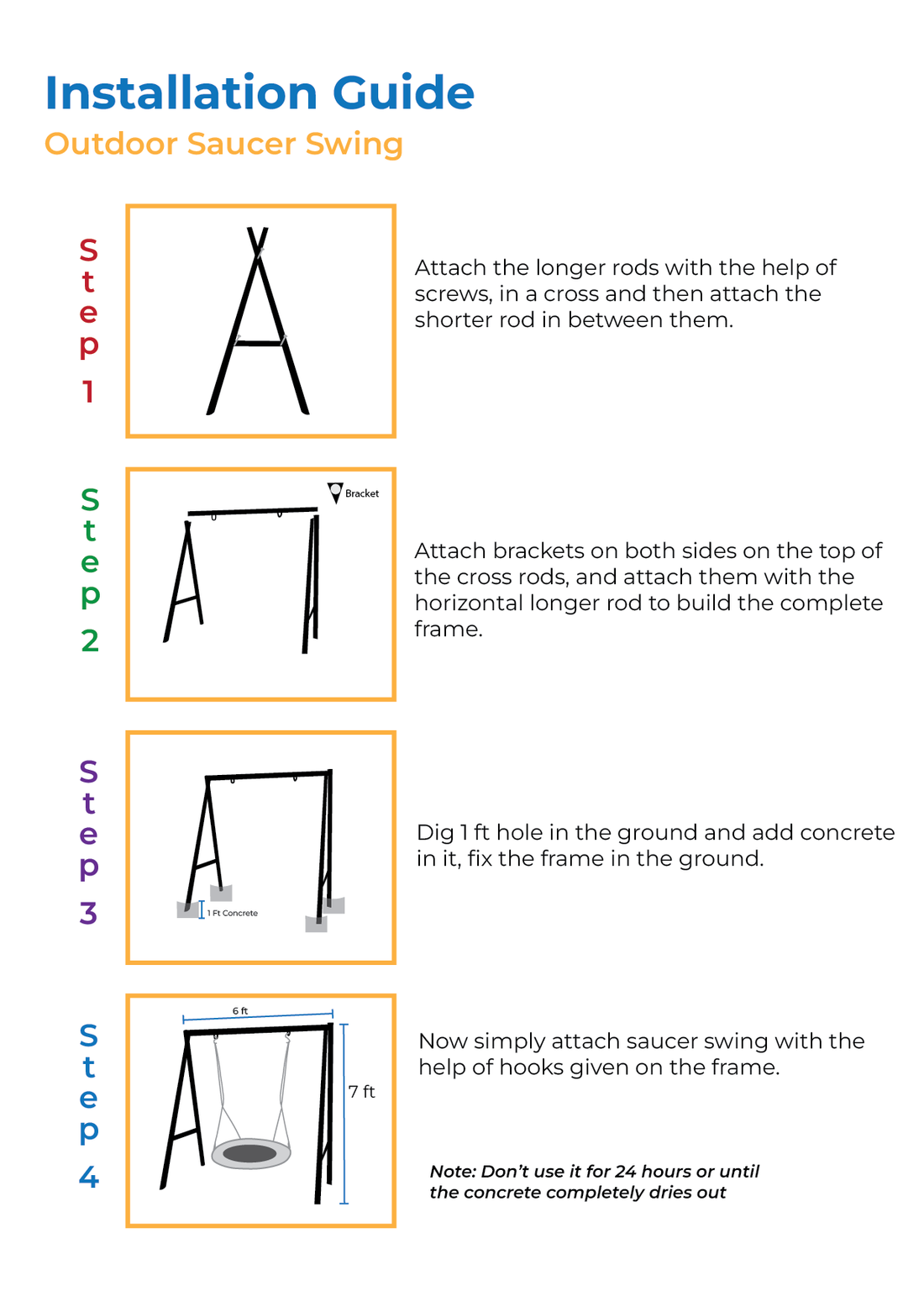 Single Swing Set